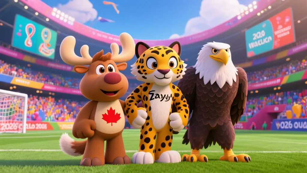 揭秘2026世界杯吉祥物：Maple、Zayu与Clutch背后的文化密码与狂欢寓意